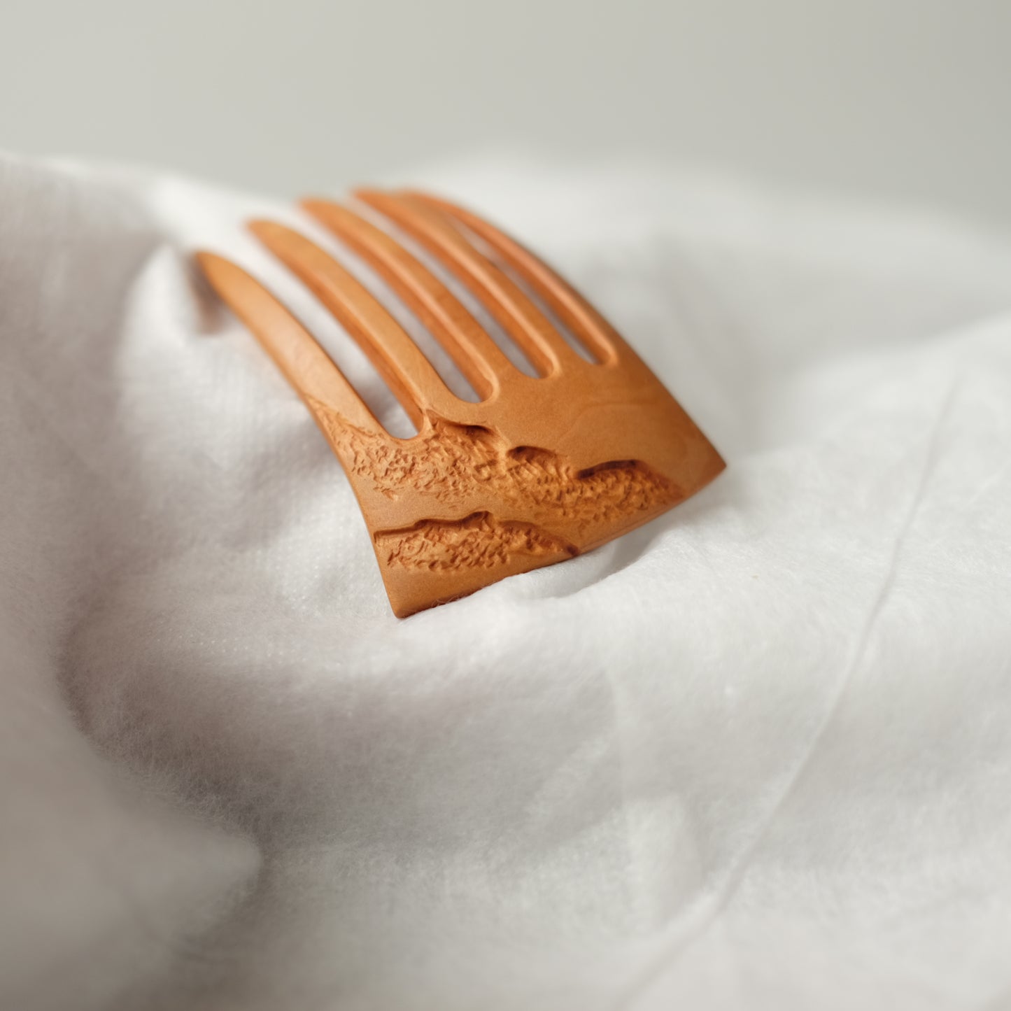 Dřevěný hřeben do vlasů č. 803