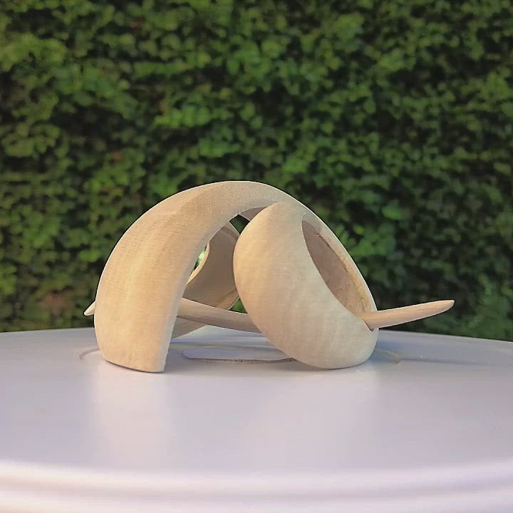 Načtení videa do prohlížeče Galerie, Dřevěná spona do vlasů č. 404
